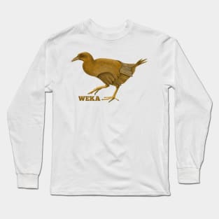 Weka New Zealand Bird Long Sleeve T-Shirt